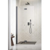 Kabina prysznicowa 80 Nes Brushed GunMetal Walk-in KDD B Radaway (10024080-92-01L)