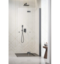 Kabina prysznicowa 80 Nes Brushed GunMetal Walk-in KDD B Radaway (10024080-92-01R)