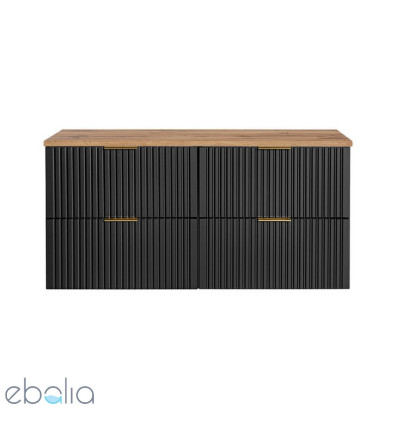Zestaw meblowy 120 cm Adel Black Comad (SET - ADB B 120CM WOTAN)
