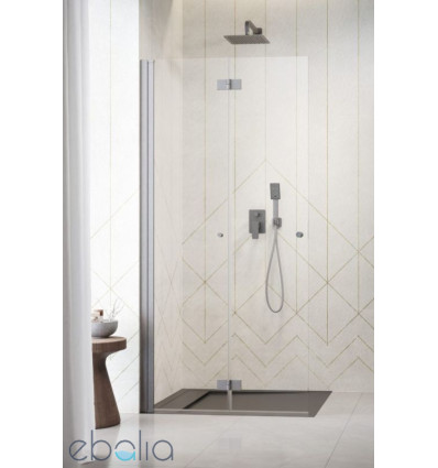 Kabina prysznicowa 80 Nes Brushed Nickel Walk-in KDD B Radaway (10024080-91-01L)