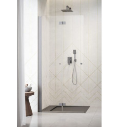 Kabina prysznicowa 80 Nes Brushed Nickel Walk-in KDD B Radaway (10024080-91-01L)