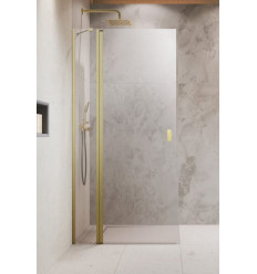 Kabina prysznicowa 100 Nes Brushed Light Gold walk-in KDD II Radaway (10031100-98-01L)