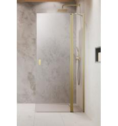 Kabina prysznicowa 80 Nes Brushed Light Gold walk-in KDD II Radaway (10031080-98-01R)