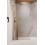 Kabina prysznicowa 80 Nes Brushed Copper walk-in KDD II Radaway (10031080-93-01L)