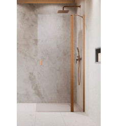 Kabina prysznicowa 80 Nes Brushed Copper walk-in KDD II Radaway (10031080-93-01R)