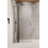 Kabina prysznicowa 80 Nes Brushed GunMetal walk-in KDD II Radaway (10031080-92-01L)
