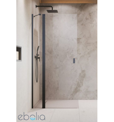 Kabina prysznicowa 80 Nes Brushed GunMetal walk-in KDD II Radaway (10031080-92-01L)