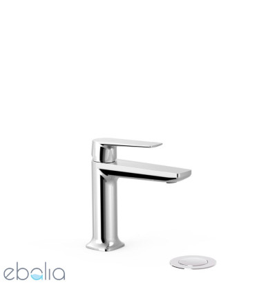 Bateria umywalkowa jednouchwytowa Tres Loft chrom z automatycznym spustem (22210401DA)
