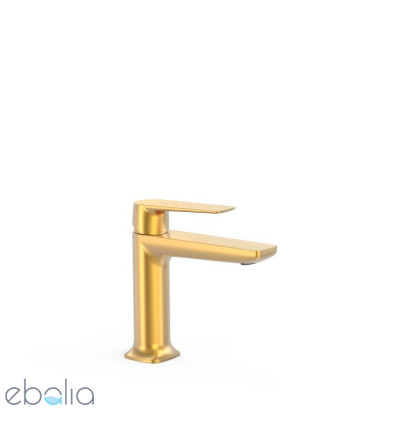Bateria umywalkowa jednouchwytowa Tres Loft Złoto matowe 24k (22210401OM)