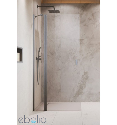 Kabina prysznicowa 80 Nes Brushed Nickel walk-in KDD II Radaway (10031080-91-01L)