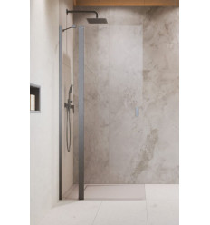 Kabina prysznicowa 80 Nes Brushed Nickel walk-in KDD II Radaway (10031080-91-01L)