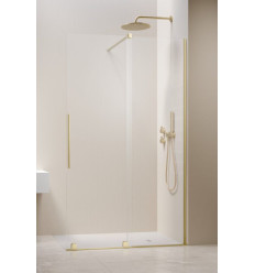 Kabina prysznicowa 110 Furo Walk-in Brushed Light Gold Radaway (10106588-98-01R + 10110544-01-01)