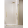 Kabina prysznicowa 80 Furo SL Brushed Light Gold Walk-in Radaway (10306438-98-01R + 10110394-01-01)
