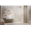 Kabina prysznicowa 80 Furo SL Brushed Light Gold Walk-in Radaway (10306438-98-01R + 10110394-01-01)