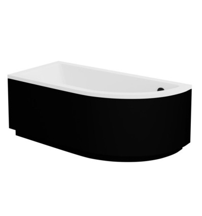 Obudowa wanny Praktika 140 L Black Besco (OAP-140-NLC)