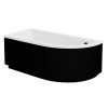 Obudowa wanny Praktika 150 L Black Besco (OAP-150-NLC)