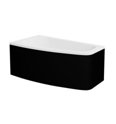 Obudowa wanny Luna 150 L Black Besco (OAL-150-NLC)