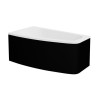 Obudowa wanny Luna 150 L Black Besco (OAL-150-NLC)