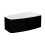 Obudowa wanny Luna 150 P Black Besco (OAL-150-NPC)