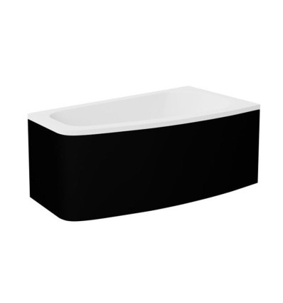 Obudowa wanny Luna 150 P Black Besco (OAL-150-NPC)
