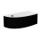 Obudowa wanny Milena 150 P Black Besco (OAM-150-NPC)