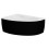 Obudowa wann Natalia 150 L Black Besco (OAN-150-NLC)