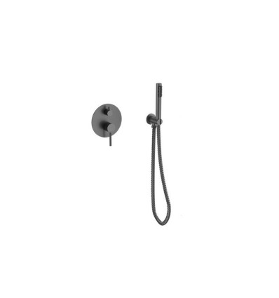 Bateria wannowo-prysznicowa podtynkowa Veo Gun Metal Besco (BWP-P-GR)