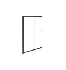 Parawan nawannowy 100x150 Easy Slide Gun Metal Besco (PESGM-2S)