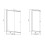 Parawan nawannowy 100x150 Easy Slide Gun Metal Besco (PESGM-2S)