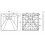 Brodzik kwadratowy 90x90 Vexo Marble Besco (VM-90-90-K)