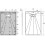Brodzik prostokątny 140x90 Vexo Marble Besco (VM-140-90-P)