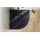 Brodzik półokrągły 90x90 Vexo Marble Black Besco (VMB-90-90-P)