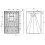 Brodzik prostokątny 120x80 Vexo Marble Black Besco (VMB-120-80-P)