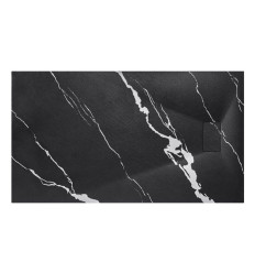 Brodzik prostokątny 150x90 Vexo Marble Black Besco (VMB-150-90-P)