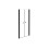 Drzwi prysznicowe 90 Sinco Due Black Besco (DSD-90-B)