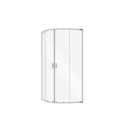Kabina prysznicowa 90x90 Zarya Chrom Besco (ZP-90-190-C)
