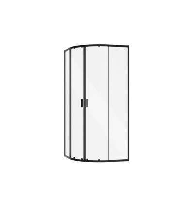 Kabina prysznicowa 90x90 Zarya Black Besco (ZPB-90-190-C)
