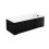 Obudowa wanny 140 UNI Ryfle Matt Black Besco (OAPM-140URB)