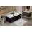 Obudowa wanny 180 UNI Ryfle Matt Black Besco (OAPM-180URB)