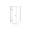 Kabina prysznicowa 90x90x195 Pixa Gun Metal Besco (PKL-90-195GR)