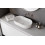 Umywalka nablatowa Lova Cera-Line 53 White Besco (UNC-53-LOB)