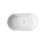Umywalka nablatowa Lova Cera-Line 53 White Besco (UNC-53-LOB)