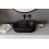 Umywalka nablatowa Lova Cera-Line 53 Black Besco (UNCM-53-LOC)
