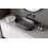 Umywalka nablatowa Lova Cera-Line 53 Gun Metal Besco (UNCM-53-LOGM)