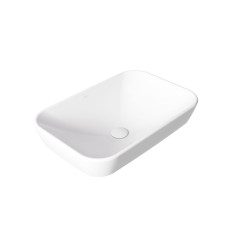 Umywalka nablatowa Verga Cera-Line 51,5 White Besco (UNC-52-VEB)