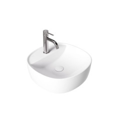 Umywalka nablatowa Anes Cera-Line 40 White Besco (UNC-40-ANB)