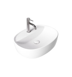 Umywalka nablatowa Anes Cera-Line 50 White Besco (UNC-50-ANB)