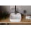 Umywalka nablatowa Assos Cera-Line 40 White Besco (UNC-40-ASB)