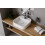 Umywalka nablatowa Assos Cera-Line 40 White Besco (UNC-40-ASB)