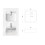 Umywalka nablatowa Assos Cera-Line 40 White Besco (UNC-40-ASB)